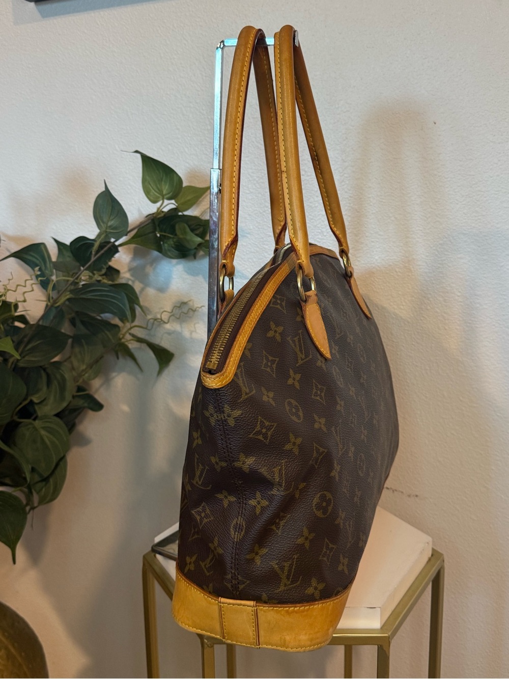Louis Vuitton Monogram Lockit GM Tote Bag – Classic Zip Top Shoulder Bag FL1006 - Picture 4 of 11